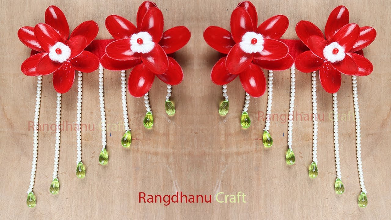 How to Make Beaded Wall Hanging with Plastic Spoon For Home Decor