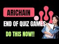 ARI WALLET POINTS REDUCTION POLICY | END OF QUIZ MISSION| DO THIS NOW