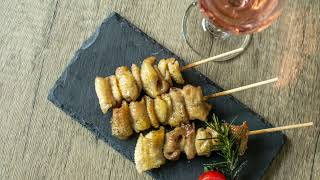 鶏皮串の炭火焼き 焼き方 弱火で焼いてみた！紀州備長炭シリーズ第2弾