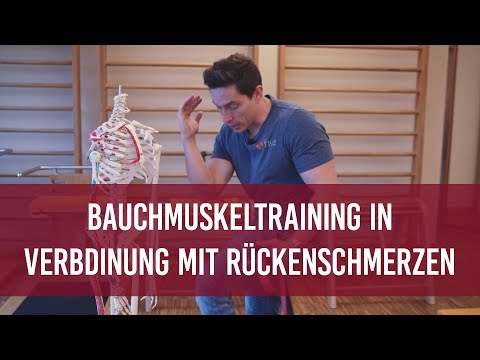 Video: So Trainieren Sie Ihre Bauchmuskeln Mit Rückenschmerzen