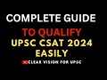 CSAT Success Blueprint 2024: Ultimate Guide to Maximize Your Score.