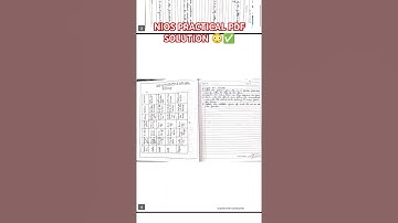 Practical File NIOS Board 2025 | PDF solution | practical Pdf 10th & 12th |#shorts#tma#nios#12thfail