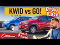 Renault Kwid vs Datsun Go - Drag Race! Budget car quarter-mile Shootout