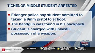 Student arrested for allegedly bringing a gun to school