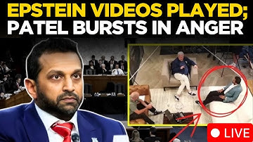 Kash Patel LIVE: Epstein Video Played In Congressional Hearing; Patel EXPLODES | Trump News LIVE