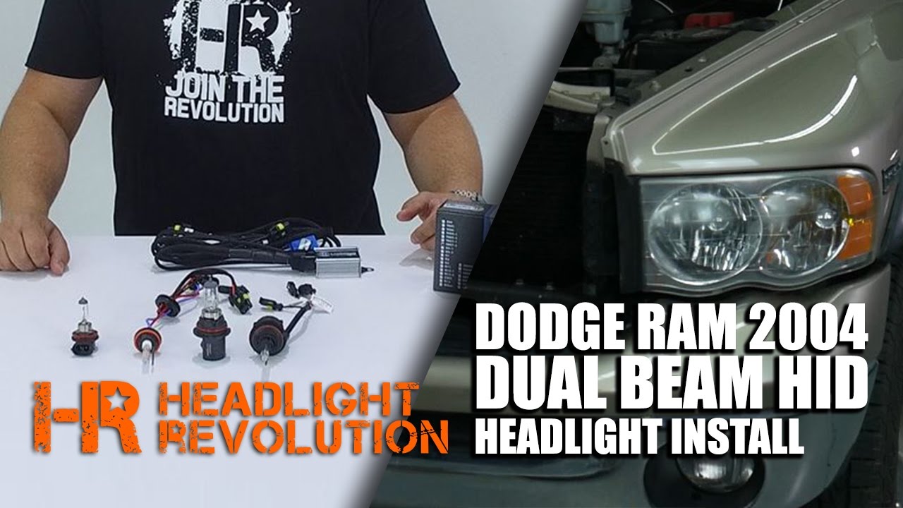2004 Dodge Ram Dual Beam Hid Install Headlight Revolution You