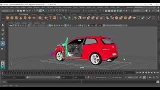 Car Rigging in Autodesk Maya 2022 #rigging #autodeskmaya