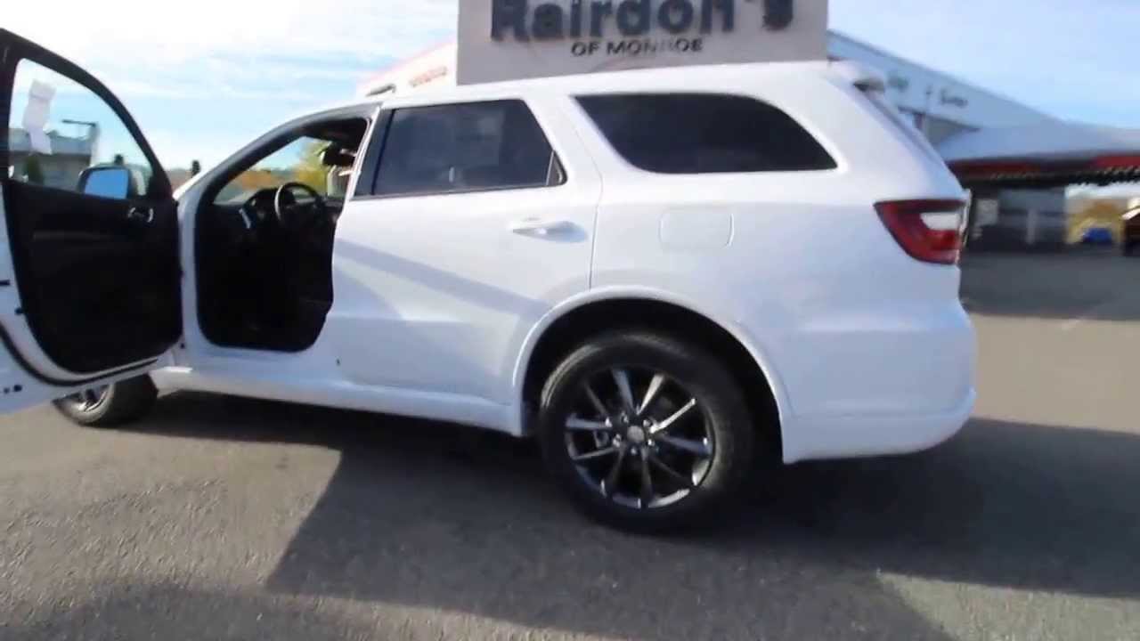 2014 Dodge Durango White 2014 دودج دورانجو أبيض - YouTube