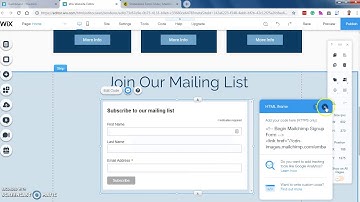 Adding a Mailchimp Signup Form to Your Wix Website