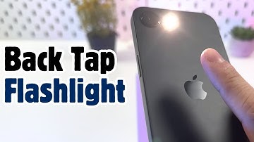 iPhone 16e Tutorial - Enable Flashlight with Double or Triple Back Tap