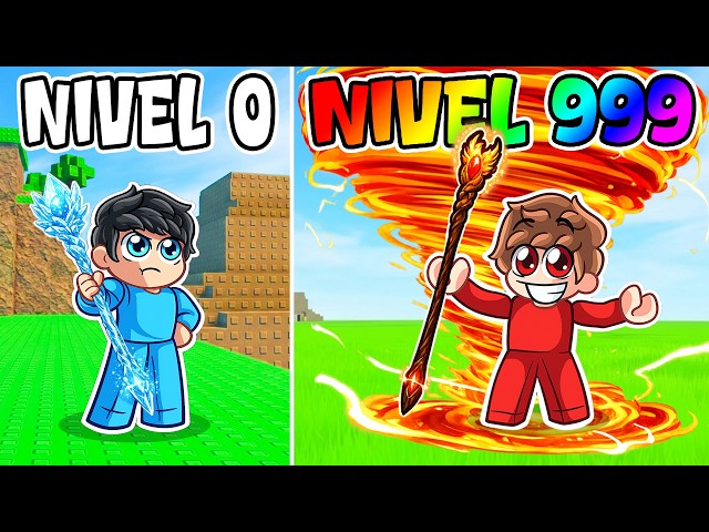 Pasé de MAGO NOOB a HECHICERO PRO para Sorprender a Mis Amigos en Roblox!