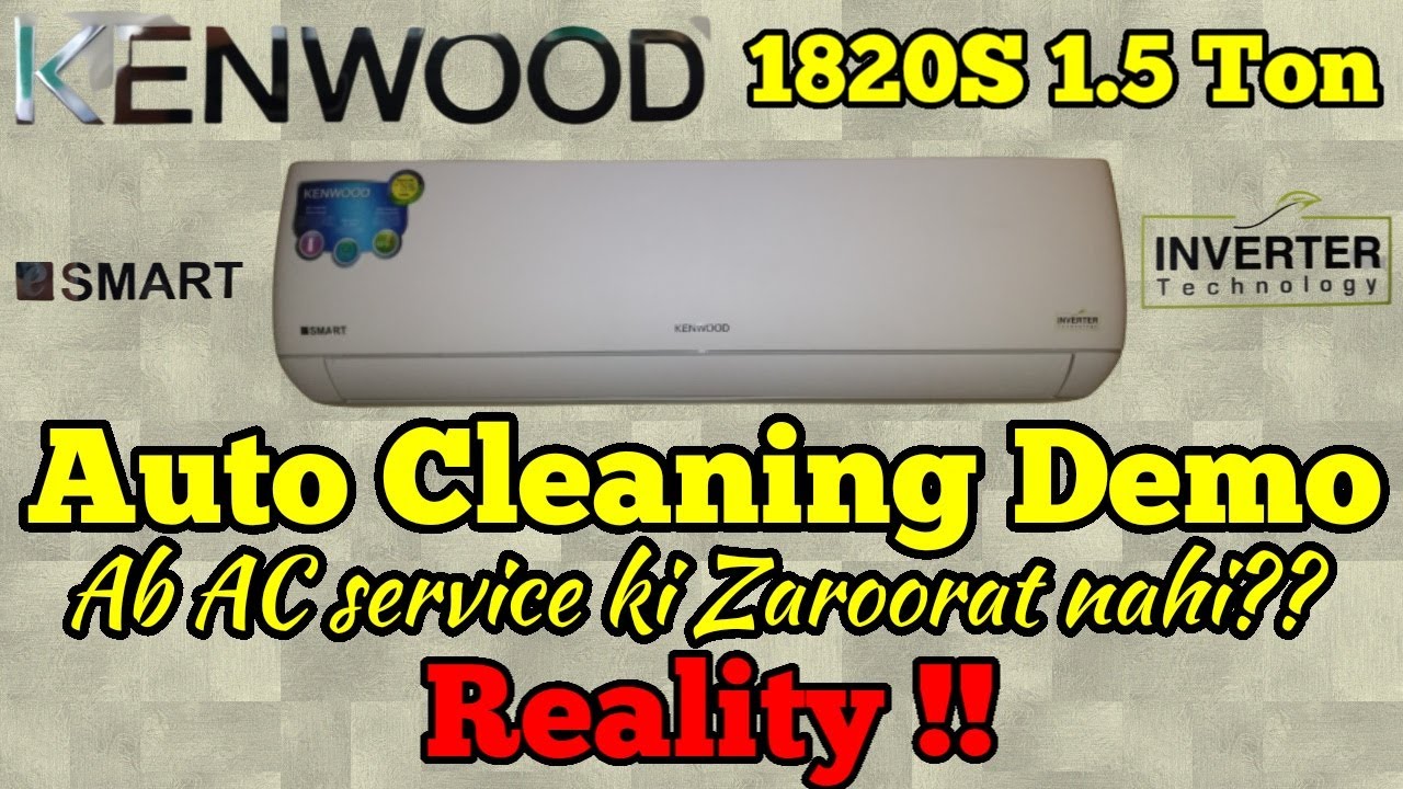 Kenwood DC inverter AC auto cleaning YouTube