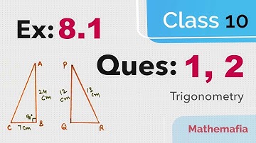 Question 1, 2  Exercise 8.1 | Class 10 | Chapter 8 |Introduction to Trigonometry |NCERT Maths | CBSE