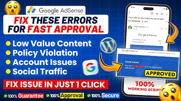 🔥 100% Fix AdSense Low Value Content, Policy Violation & Account Issues in 5 Minutes | 2025 Method!