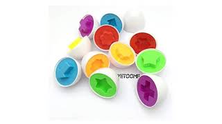 Must See Easter Review! Kidzlane Color Matching Egg Set - Toddler Toys - Educational Color & Numb.. Guide
