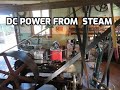 Old Steam Powered Machine Shop 67:  DC power from steam