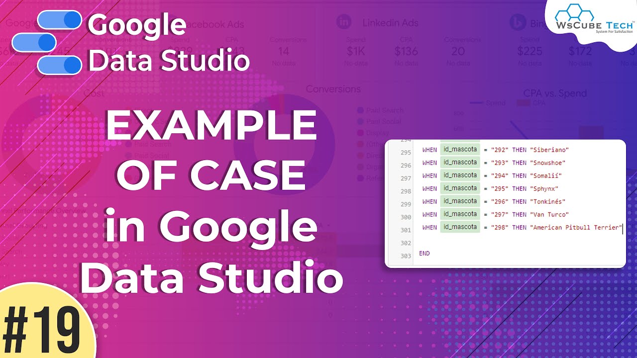 CASE Function example in Google Data Studio - Google Data Studio (Part ...