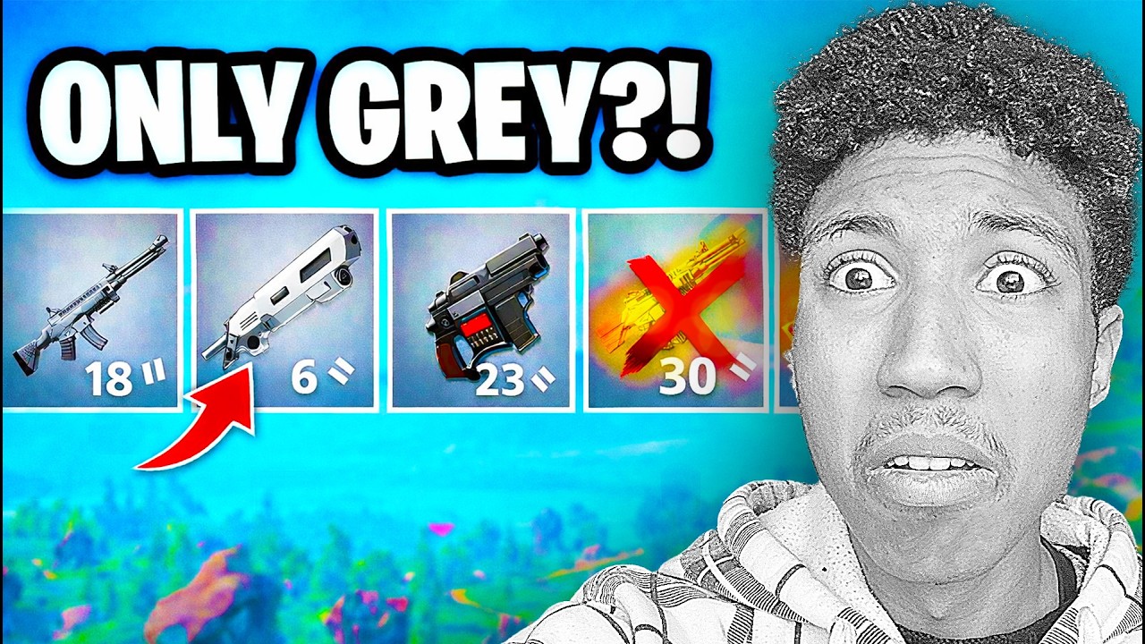 Can a Noob Win Fortnite With Only Grey Weapons in 2026?!