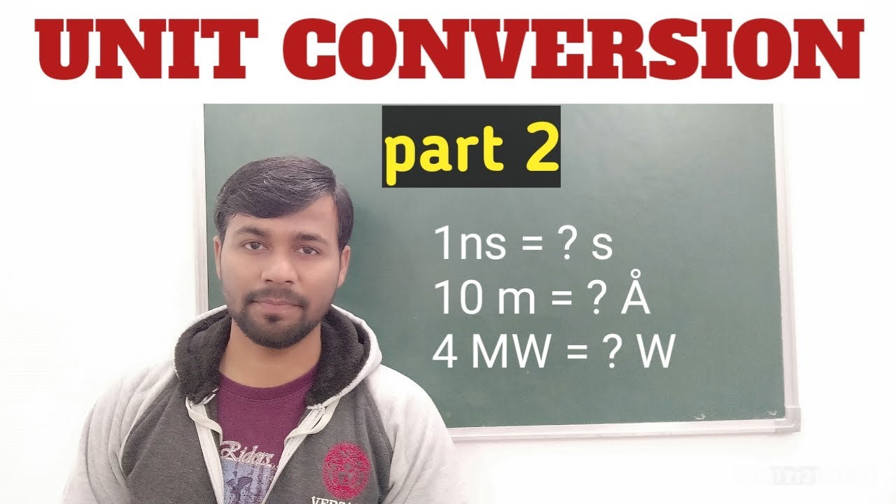 unit conversion [part 2] - YouTube