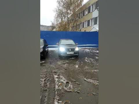 Джили МК. Ближний совместно с дальним. Светодиодные лампы в дальнем+би ...