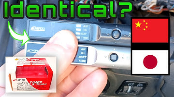 Apexi Turbo Timer - AliExpress vs Genuine. Different?