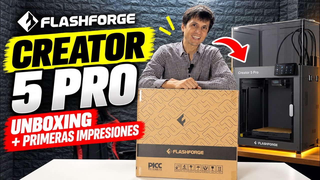 Unboxing FlashForge Creator 5