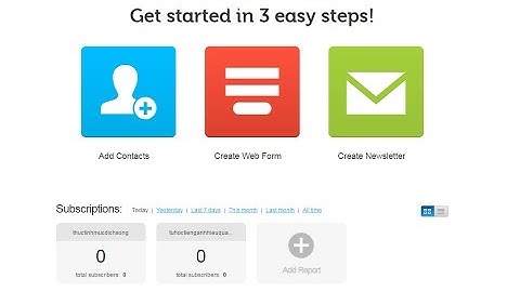 Xây dựng Landing Page + Hệ thống Email Marketing từ Getresponse