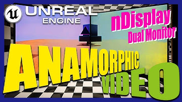 [UE5] ndisplay Anamorphic with dual monitor