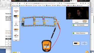 Series and Parallel Circuits Online Lab Key (Voltage Drop)