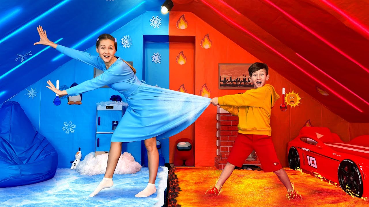 СЕНЕ Жарко и Холодно - Челлендж Жара Холод - YouTube