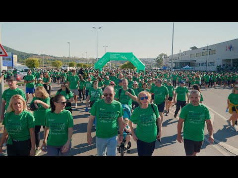 Masiva respuesta del Bierzo contra el cáncer, 4.000 personas participan en la marcha solidaria