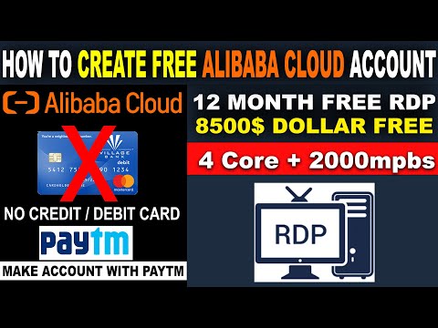 How to Create Alibaba Cloud VPS RDP With Paytm | RDP Without Debit/Credit card WINDOW RDP