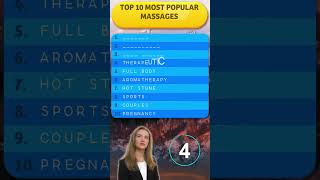 TOP 10 MOST POPULAR MASSAGES