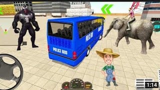 Offroad Police Bus Driving - Hill Dangerous Duty Simulator Games 2022 - #100 Android Gameplay screenshot 2
