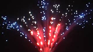 LDA557 680'S RED TO WHITE FLASH&BLUE STAR   680发兰天锦绣