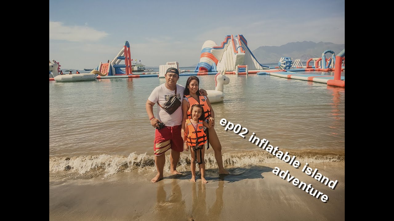 INFLATABLE ISLAND ADVENTURE in subic - YouTube