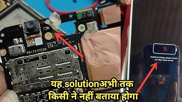 vivo y71 unable to charge please contact our after sales service