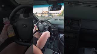 О как… #вождение #priora #lada #скорость #девушка
