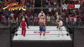 WWE 2K18 Street Figther Match screenshot 1