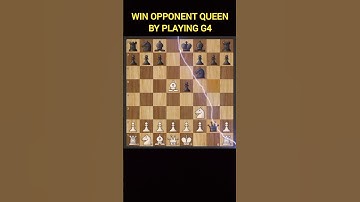WIN OPPONENT QUEEN BY PLAYING G4 😮. #chess #chesstraps #popular #viralshorts