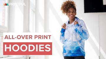 Custom All-Over Print Hoodies: Printful print-on-demand