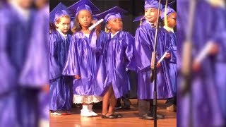 5-Year-Old Girl Steals Spotlight at Graduation with Sassy Dance Moves