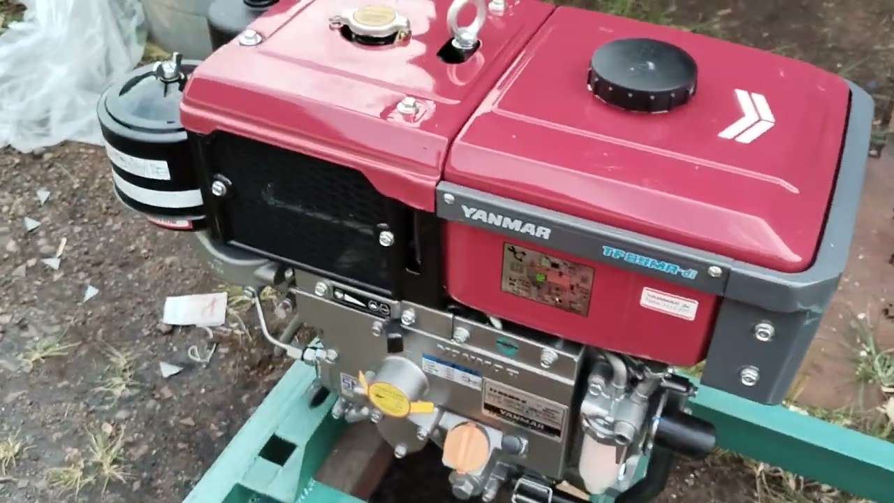 MESIN YANMAR TF 85 RADIATOR DIRAKIT POMPA NS 100