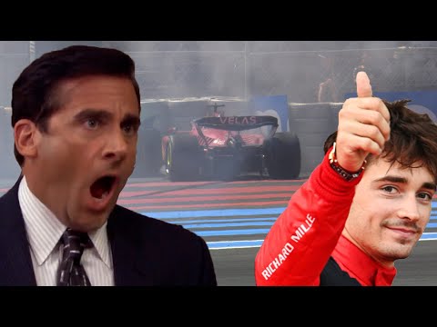 f1 LECLERC Crash 2022 - MEME