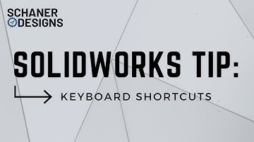 1-Minute Solidworks Tip: Keyboard Shortcuts