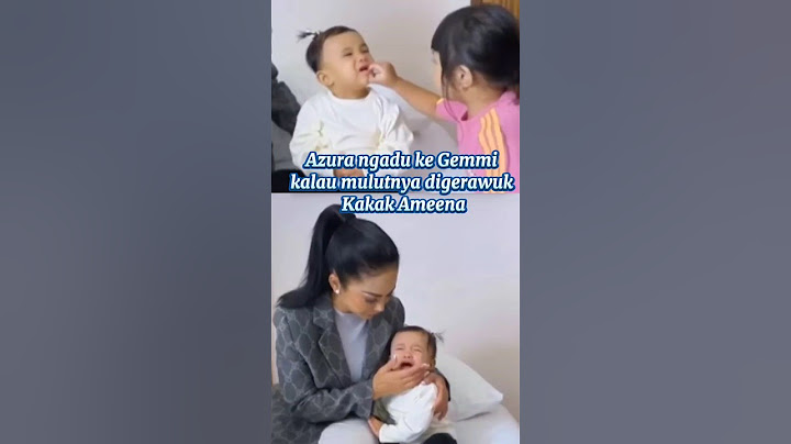 Azura ngadu ke Gemmi kalau mulutnya digerawuk Kakak Ameena #ameena #azura #attahalilintar