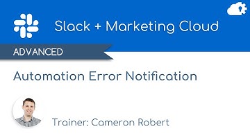 Slack Notification on Automation Studio Error