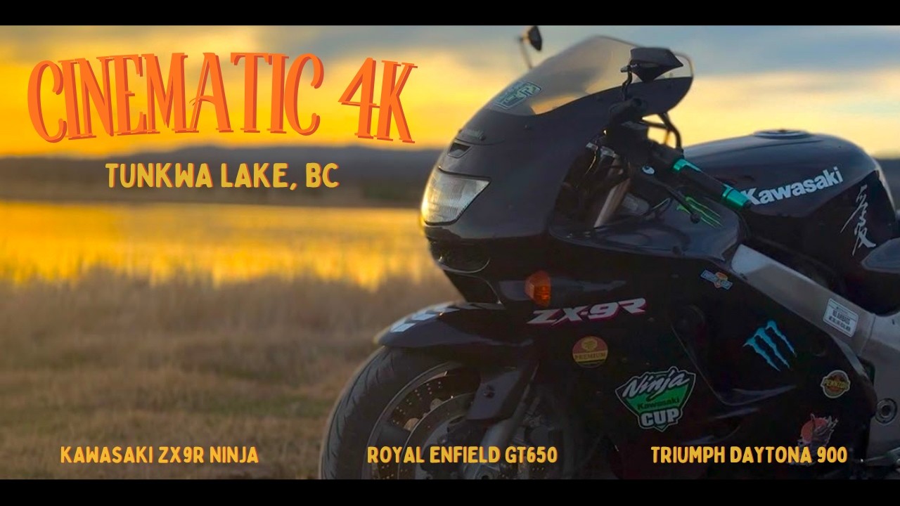 CINEMATIC 4K | Tunkwa Lake, BC | ZX9R Ninja, Daytona 900, RE GT650