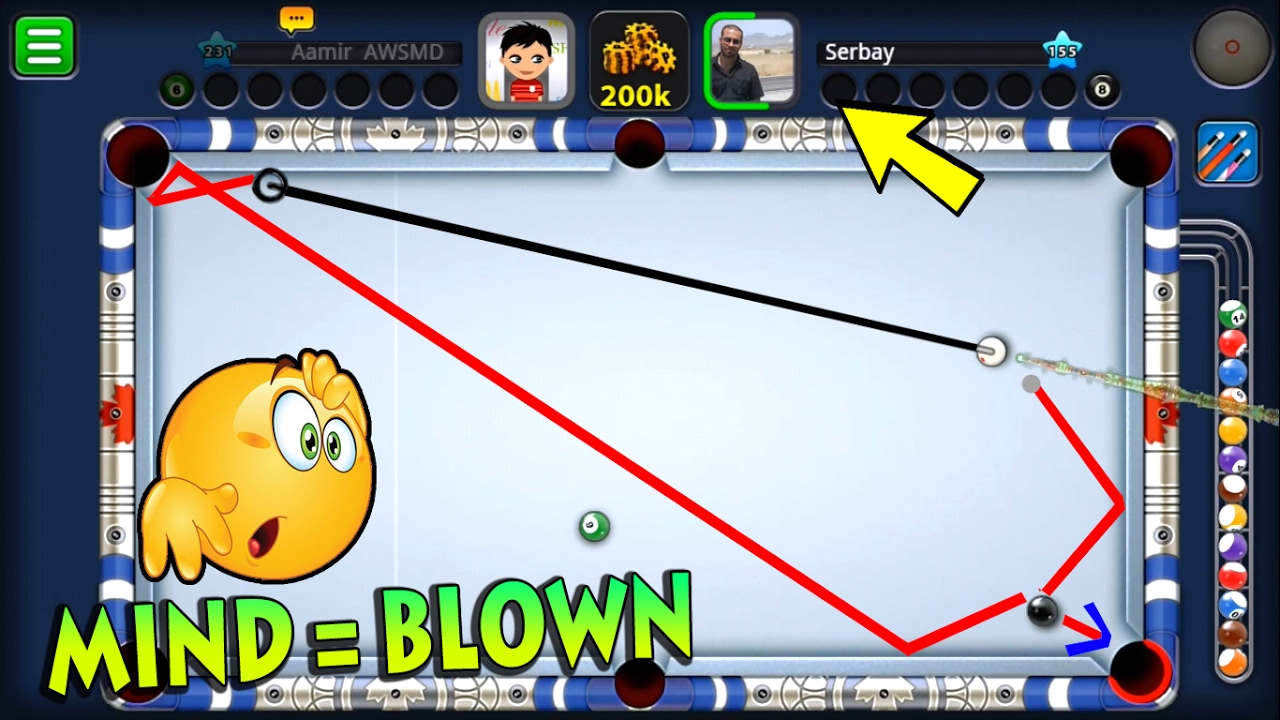 8 Ball Pool- THIS SHOT WILL TRICK YOUR MIND ?? He Is On Fire [Increasing  Coins with B.S.M Strategy] - 
