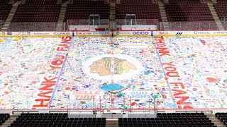 Season Ticket Members transform the ice 🎨 | Chicago Blackhawks by Chicago Blackhawks 1,592 views 2 weeks ago 50 seconds